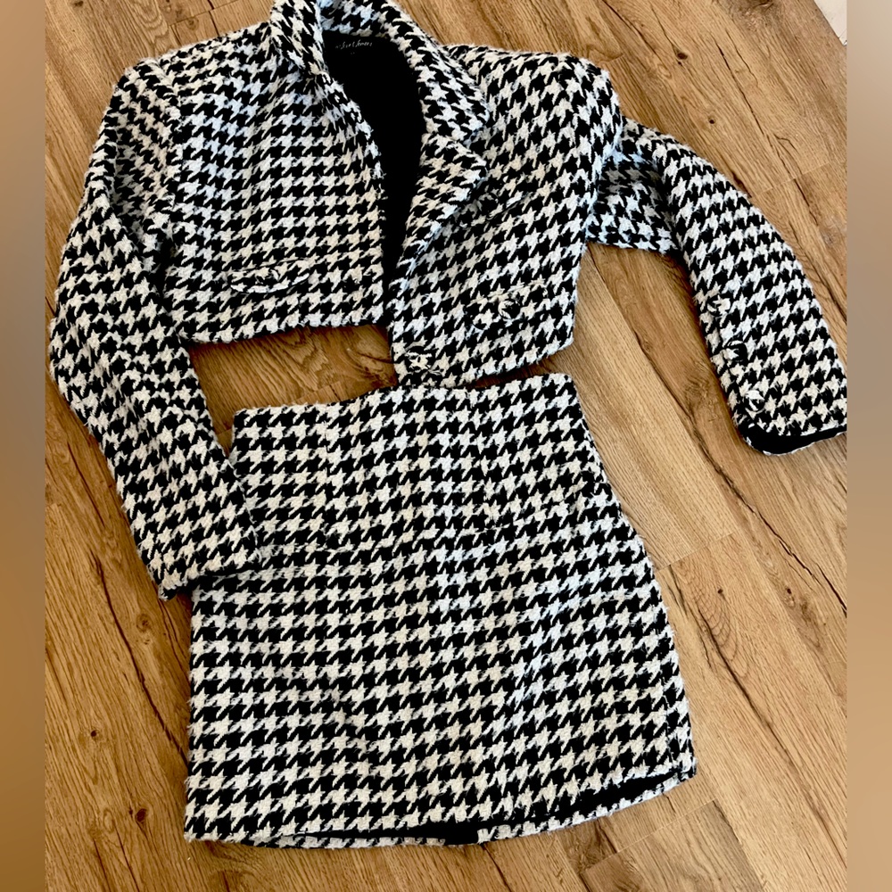 For Love and Lemons Houndstooth Suit
